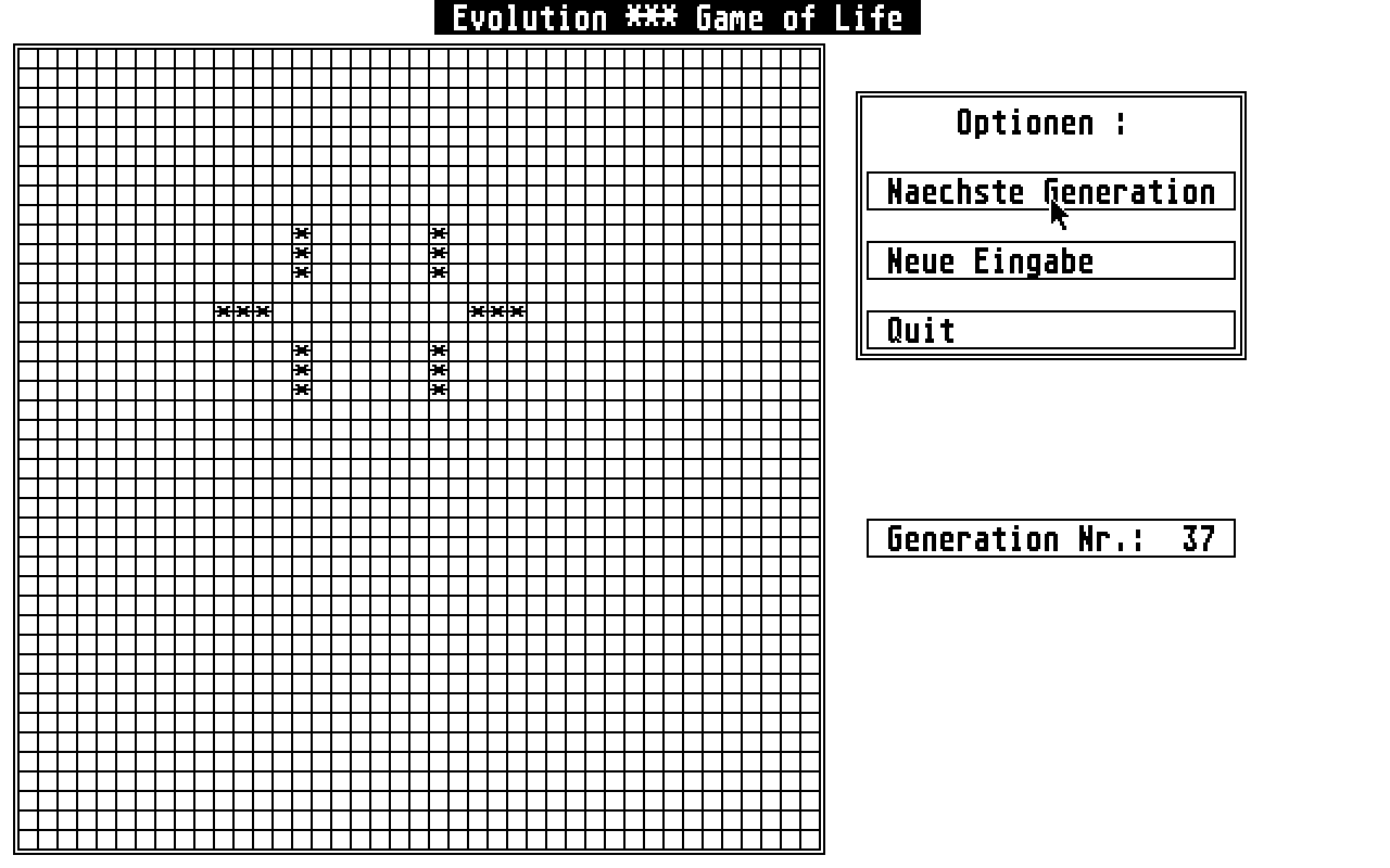 Evolution - Game of Life atari screenshot